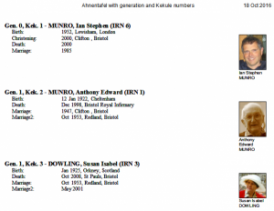Shows result of custom Report