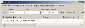 Filtering for a Surname By Beginning of a Word