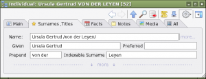 Using a Customised Property Box to Access Name Pieces Fields